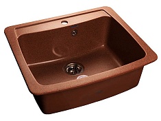 Granfest  Мойка кухонная Standart GF-S605 Красный Марс